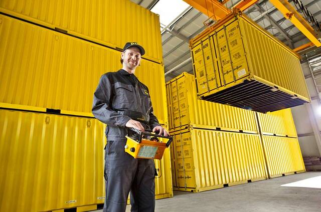 Seecontainer auch für Lagerung 