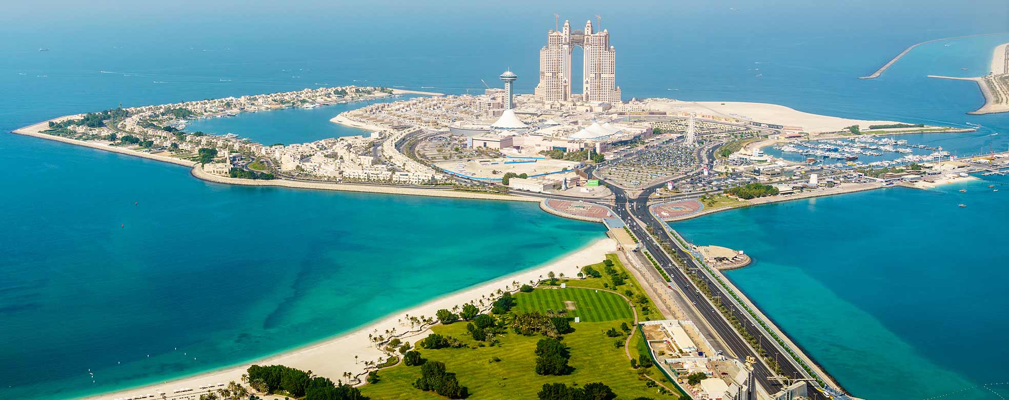 Abu Dhabi in den Vereinigten Arabischen Emiraten